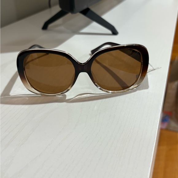 NWT Cole Haan Black and Brown Sunglasses - Picture 1 of 5